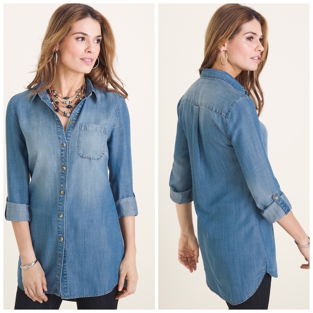Soft Surroundings Tencel Shirt XS